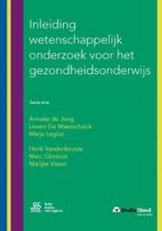 Inleiding wetenschappelijk onderzoek voor het, Boeken, Studieboeken en Cursussen, Verzenden, Zo goed als nieuw, Anneke de Jong