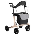 MultiMotion Carbon rollator met softwielen - Maat L - Beige, Ophalen of Verzenden, Nieuw