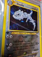 Pokémon - 2 Graded card - Steelix 1st Edition Holo Neo, Nieuw