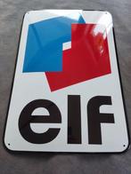 Elf - Elf Oil gas station enamel sign Emailschild Emaille