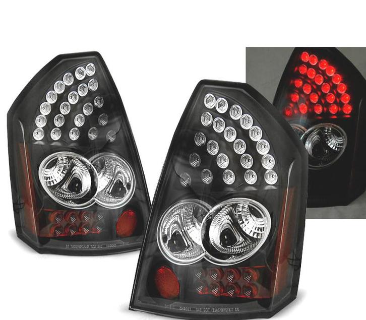 FEUX ARRIÈRE POUR CHRYSLER 300C 05-08 LED NOIR, Auto-onderdelen, Verlichting, Verzenden