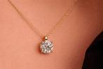 Halsketting - 14 karaat Geel goud - 2.57ct. tw. Diamant, Handtassen en Accessoires, Kettingen, Nieuw