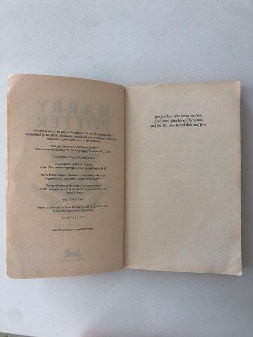 J.K. Rowling - Harry Potter and the Philosopher’s Stone -, Antiek en Kunst, Antiek | Boeken en Manuscripten