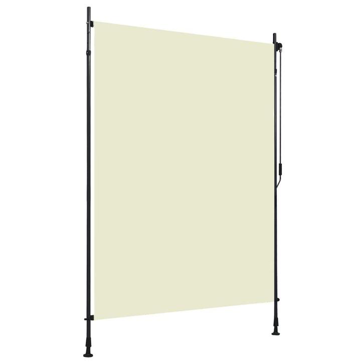 Buiten Rolgordijn Creme 150cm | Retour Deal | 40% Korting, Tuin en Terras, Zonneschermen, Minder dan 250 cm, Nieuw, Screen, 150 tot 300 cm