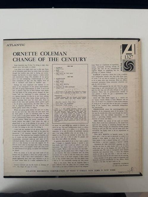 Ornette Coleman - US - Mono - Change of the Century - LP, Cd's en Dvd's, Vinyl Singles