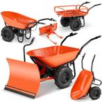 Elektrische kruiwagen - 3 in 1 - 120L - tot 260 kg - oranje, Tuin en Terras, Kruiwagens, Ophalen of Verzenden, Nieuw