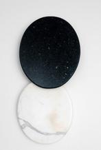 Salontafel - Calacatta marmer - Paar ovale marmeren