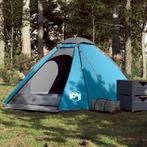 vidaXL Koepeltent 4-persoons waterdicht blauw, Caravans en Kamperen, Verzenden, Nieuw