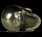Gouden stralende Pyriet schedel, moderne bergerts,, Verzamelen, Mineralen en Fossielen