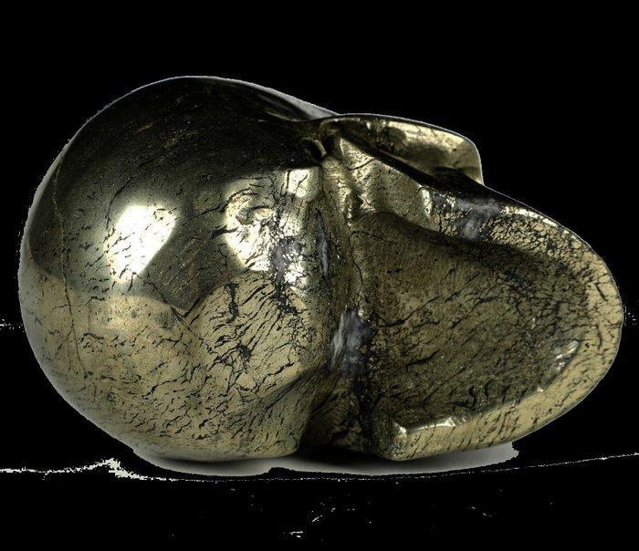 Gouden stralende Pyriet schedel, moderne bergerts,, Verzamelen, Mineralen en Fossielen