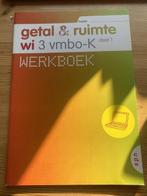 Werkboek Getal en Ruimte 3 K 1 9789011105423, L. A. Reichard, Verzenden