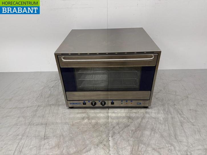 RVS Euromax Heteluchtoven met vochtinjectie 4x 60x40 of, Zakelijke goederen, Horeca | Keukenapparatuur, Ophalen of Verzenden