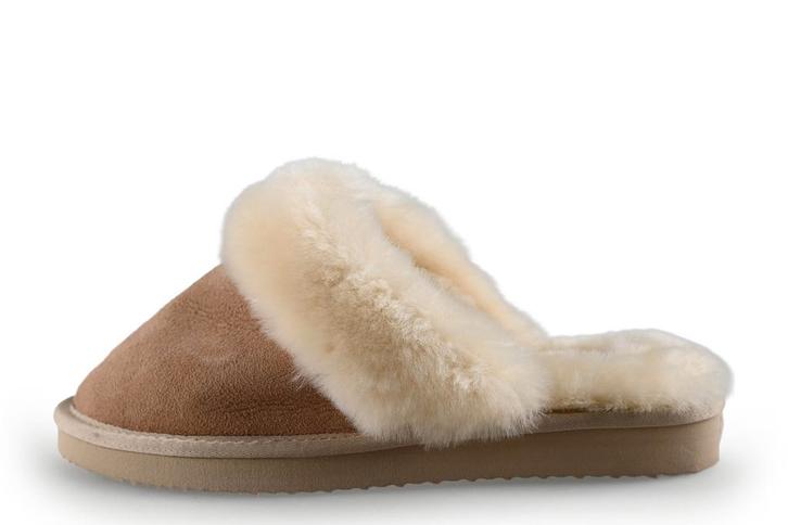 Manfield Pantoffels in maat 38 Beige | 5% korting, Kleding | Dames, Schoenen, Beige, Zo goed als nieuw, Pantoffels of Sloffen