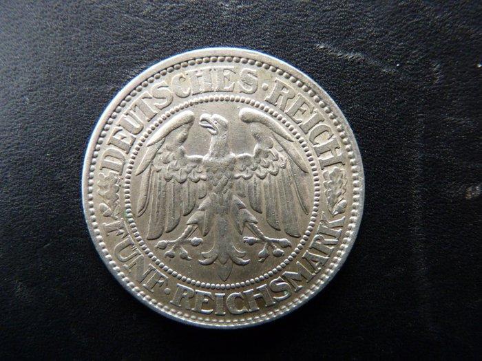 Duitsland, Weimar Republiek 5 Reichsmark 1932 A (Zonder, Timbres & Monnaies, Monnaies | Europe | Monnaies non-euro