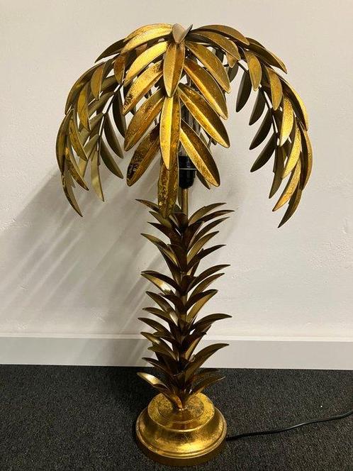Lampe de table - Métal - Lampe Palmboom dorée 73 cm H, Antiek en Kunst, Antiek | Verlichting