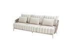 4 Seasons Outdoor Beverly 3-zits loungebank latte |, Tuin en Terras, Nieuw