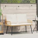 Tuinbank Bruin 114cm | Retour Deal | 35% Korting!, Tuin en Terras, Tuinbanken, Verzenden, Nieuw, Metaal