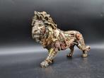 Statue, Steampunk Lion - New - 20 cm - Résine