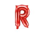 Folie Ballon Letter R Rood Leeg 35cm, Nieuw, Verzenden