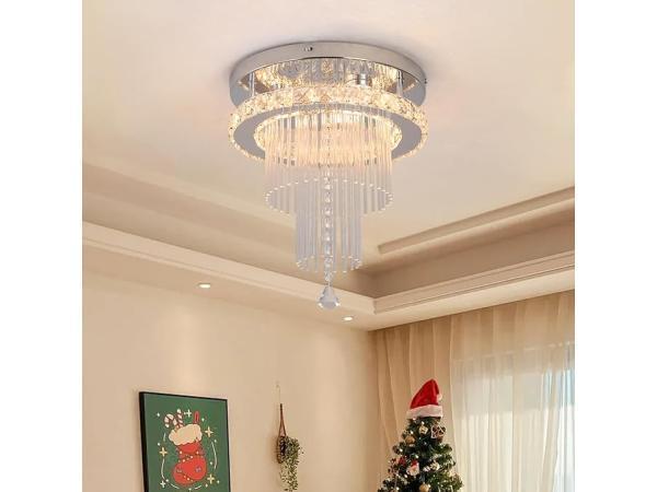 Veiling - Deckrico kristallen kroonluchter (30 cm), Huis en Inrichting, Lampen | Kroonluchters, Nieuw