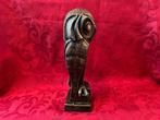 Beeldje - Uil art deco - Gietijzer, Antiek en Kunst