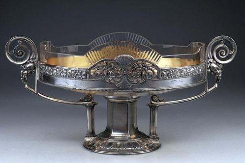 Orivit - Jardinière - Plaqué(e) argent, Antiek en Kunst, Kunst | Designobjecten