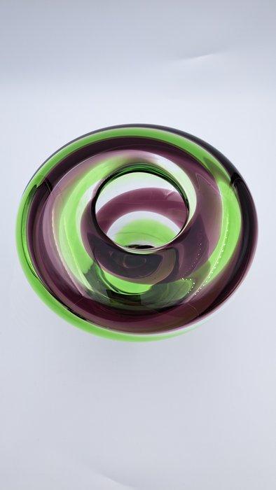 Glasfabriek Leerdam - Gerard Thomassen - Vaas - Serica -, Antiek en Kunst, Antiek | Glaswerk en Kristal