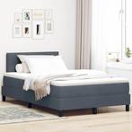 vidaXL Boxspringbed met Matras Donkergrijs Small Double, Huis en Inrichting, Slaapkamer | Bedden, Verzenden, Nieuw