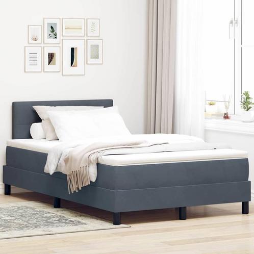 vidaXL Boxspringbed met Matras Donkergrijs Small Double, Huis en Inrichting, Slaapkamer | Bedden, Nieuw, Verzenden