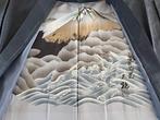 Heren kimono en haori jasset - Namatsumugi zijde - Japan -