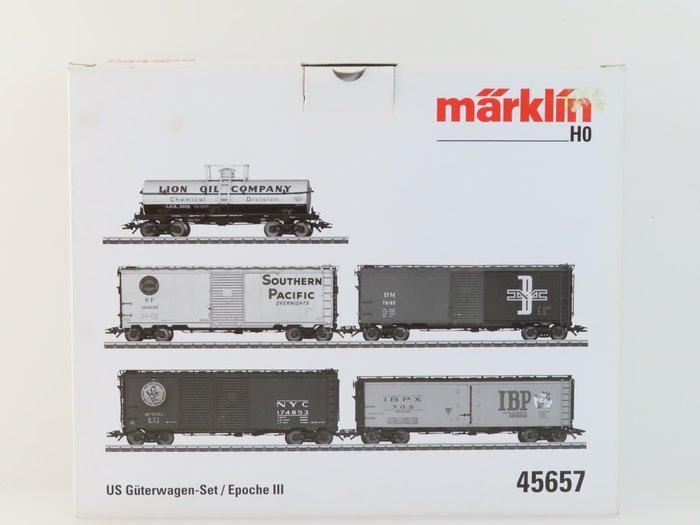 Märklin H0 - 45657 - Modeltrein goederenwagonset (1) -, Hobby en Vrije tijd, Modeltreinen | H0