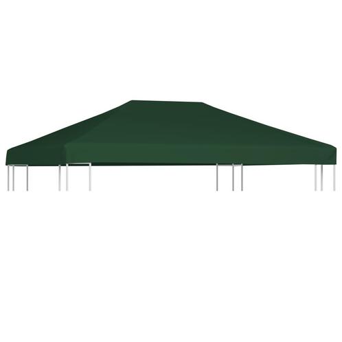 vidaXL Prieeldak 310 g/m² 4x3 m groen, Tuin en Terras, Partytenten, Nieuw, Verzenden