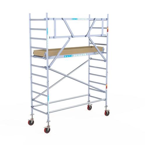 Basic rolsteiger 90 x 4,2m werkhoogte, Doe-het-zelf en Bouw, Steigers, Rolsteiger of Kamersteiger, Nieuw, 2 tot 5 meter, Verzenden