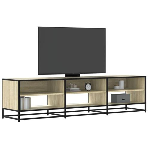 vidaXL Tv-meubel 18x40x46 cm bewerkt hout sonoma, Huis en Inrichting, Kasten |Televisiemeubels, Nieuw, Verzenden