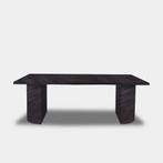 Tafel Boomstam Eikenhout  Half Rond  200x100, Huis en Inrichting, Tafels | Eettafels, Nieuw