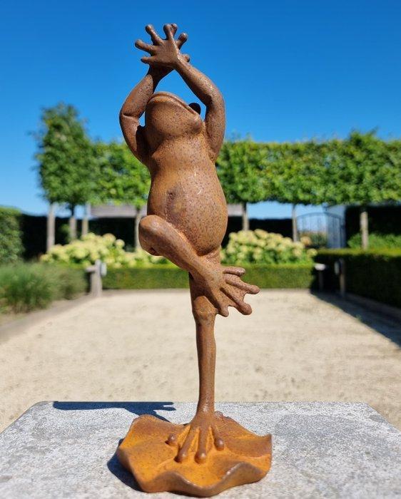 Beeldje - A jolly frog - IJzer, Antiek en Kunst, Curiosa en Brocante