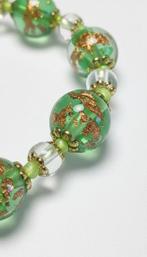 verre de Murano - Collier - Murano avec avventurina, Antiek en Kunst