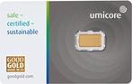 1 gram - Goud .999 - Umicore - Verzegeld en met certificaat, Postzegels en Munten, Edelmetalen en Baren