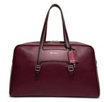 Santoni - Santoni Burgundy leather weekend bag 2150.00€ -, Handtassen en Accessoires, Tassen | Damestassen, Nieuw