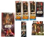 Figuur - 7x Star Wars Figures (Chewbacca, Darth Vader, Luke, Collections, Cinéma & Télévision