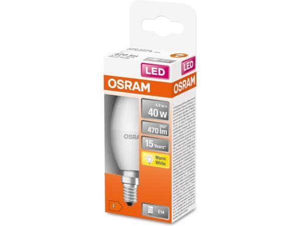 Veiling - Osram LED E14 kaars 5,5W warmwit, Huis en Inrichting, Lampen | Losse lampen, Nieuw