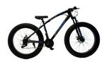 Cyclux  Tiger 21 Speed Mountainbike 26*4.0 Fat Tire Blauw, Ophalen of Verzenden