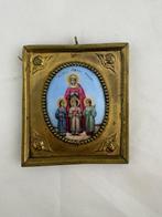 Icoon - Heilige Sofia met drie dochters - Emaille, Antiek en Kunst