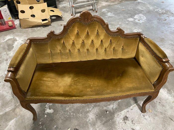 Italla - Sofa - Hout - Oud divan, Antiek en Kunst, Antiek | Overige Antiek