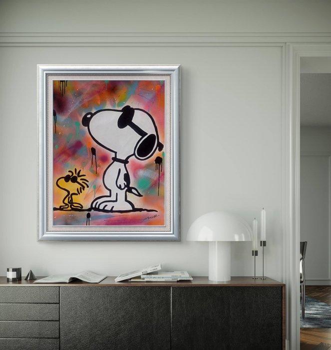 Simone. bowmar - Snoopy e Woodstock.xx, Antiek en Kunst, Kunst | Schilderijen | Modern