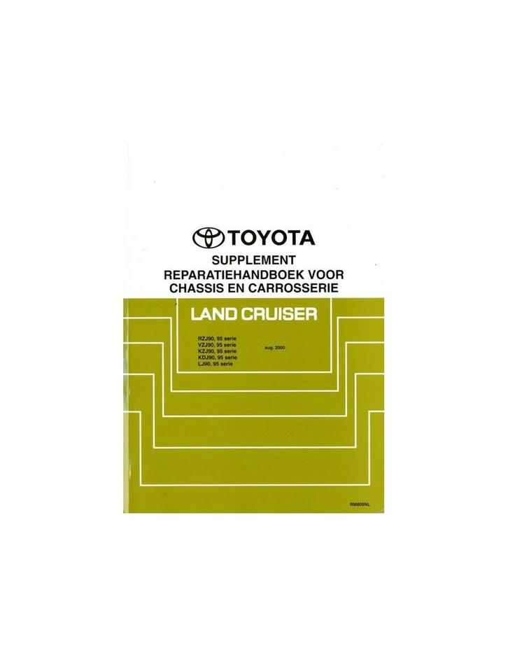 2000 TOYOTA LAND CRUISER CHASSIS & CAROSSERIE (SUPPLEMENT), Auto diversen, Handleidingen en Instructieboekjes