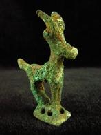 Luristan Brons Votief Steenbok beeldje - 3.8 cm  (Zonder