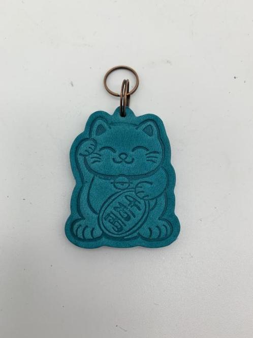 Lucky cat sleutelhanger in 19 verschillende kleuren, Auto-onderdelen, Overige Auto-onderdelen, Nieuw, Ophalen of Verzenden