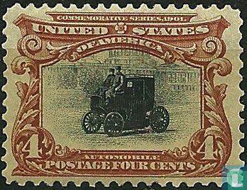 Verenigde Staten van Amerika - Elektrische auto in Washin..., Timbres & Monnaies, Timbres | Amérique, Envoi