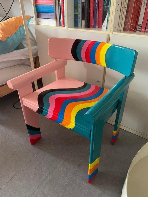 Stoel - Hout, Antiek en Kunst, Curiosa en Brocante